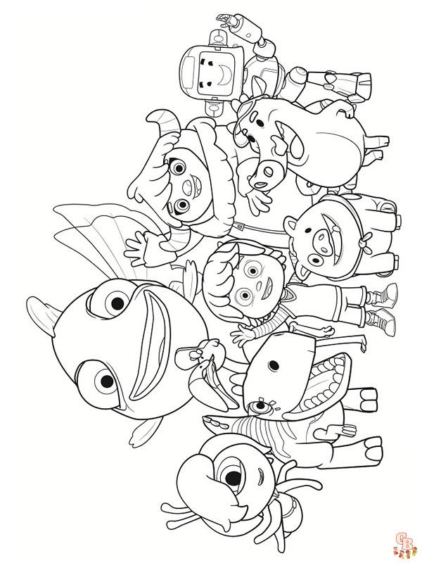 Coloriage Famille