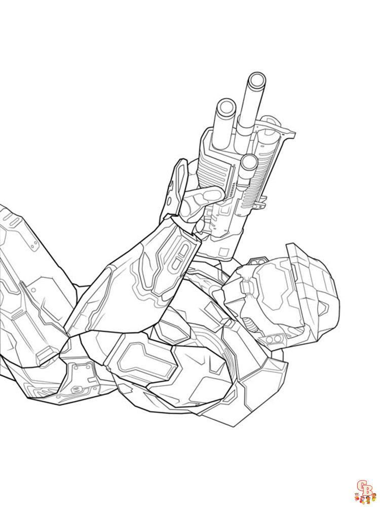 Coloriage Halo