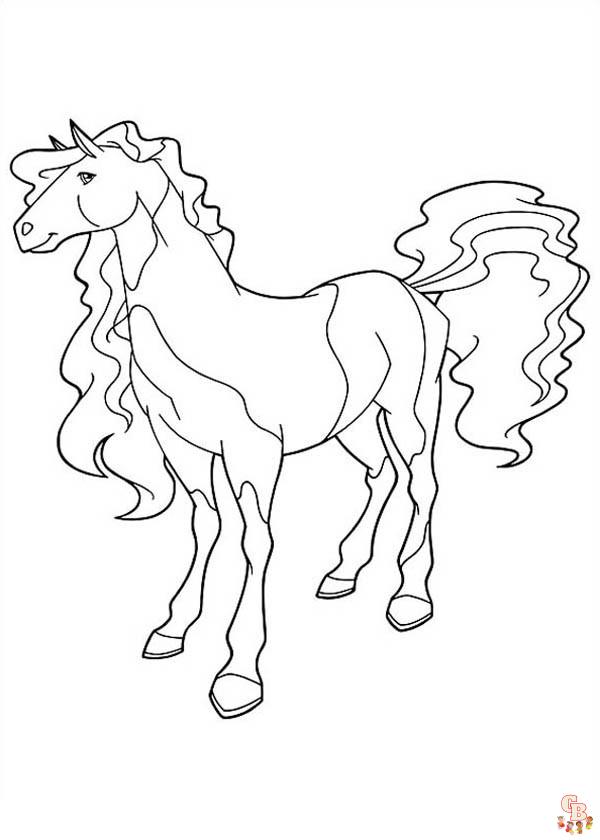Coloriage Horseland