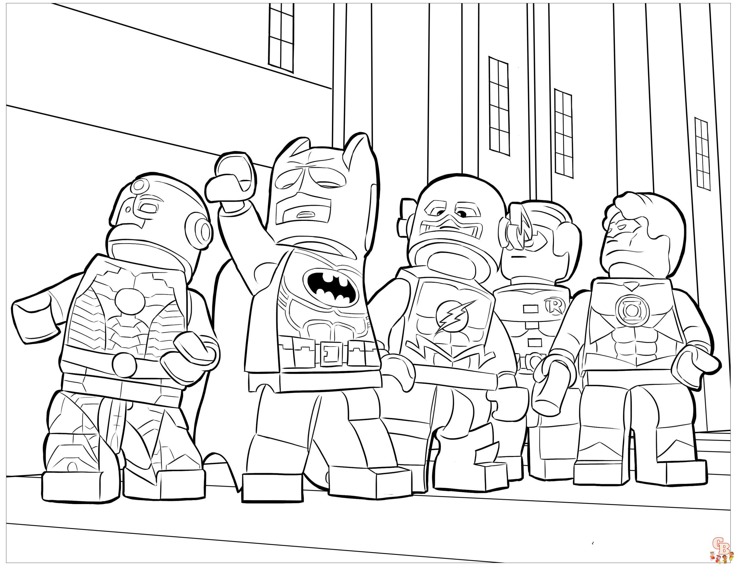 Lego Batman 2 Coloring Pages Batman Lego Coloring Pages Cmseal Coloriage LEGO Batman