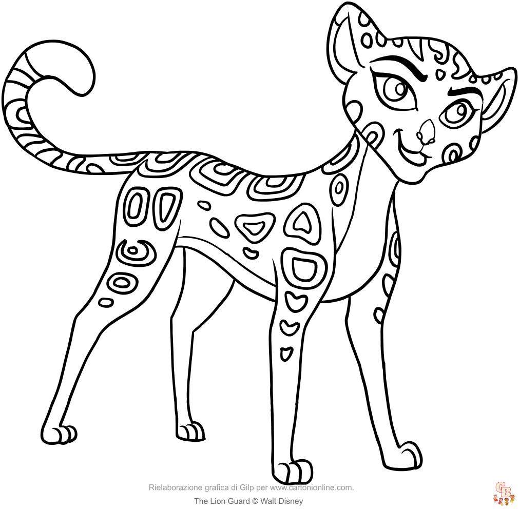 Coloriage La Garde Du Roi Lion