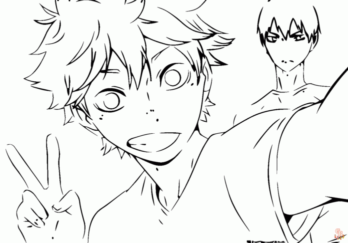 Coloriage Le selfie
