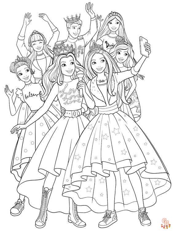 Coloriage Le selfie