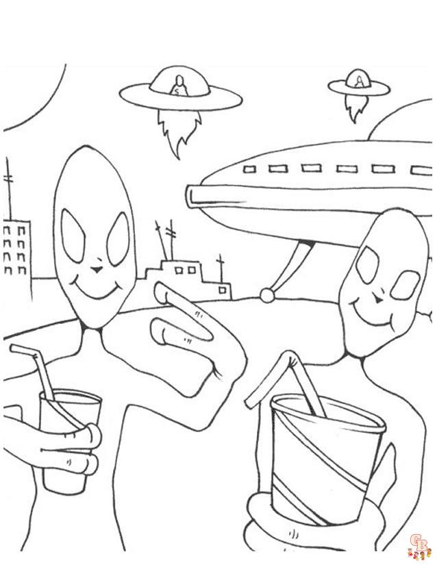 Coloriage Le selfie