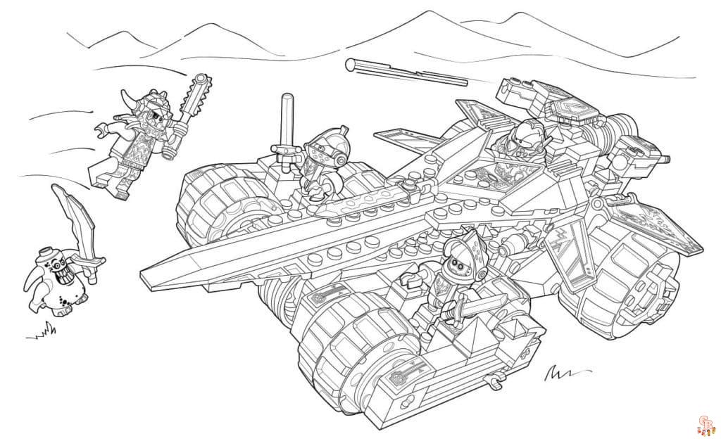 Coloriage Lego Nexo Knights