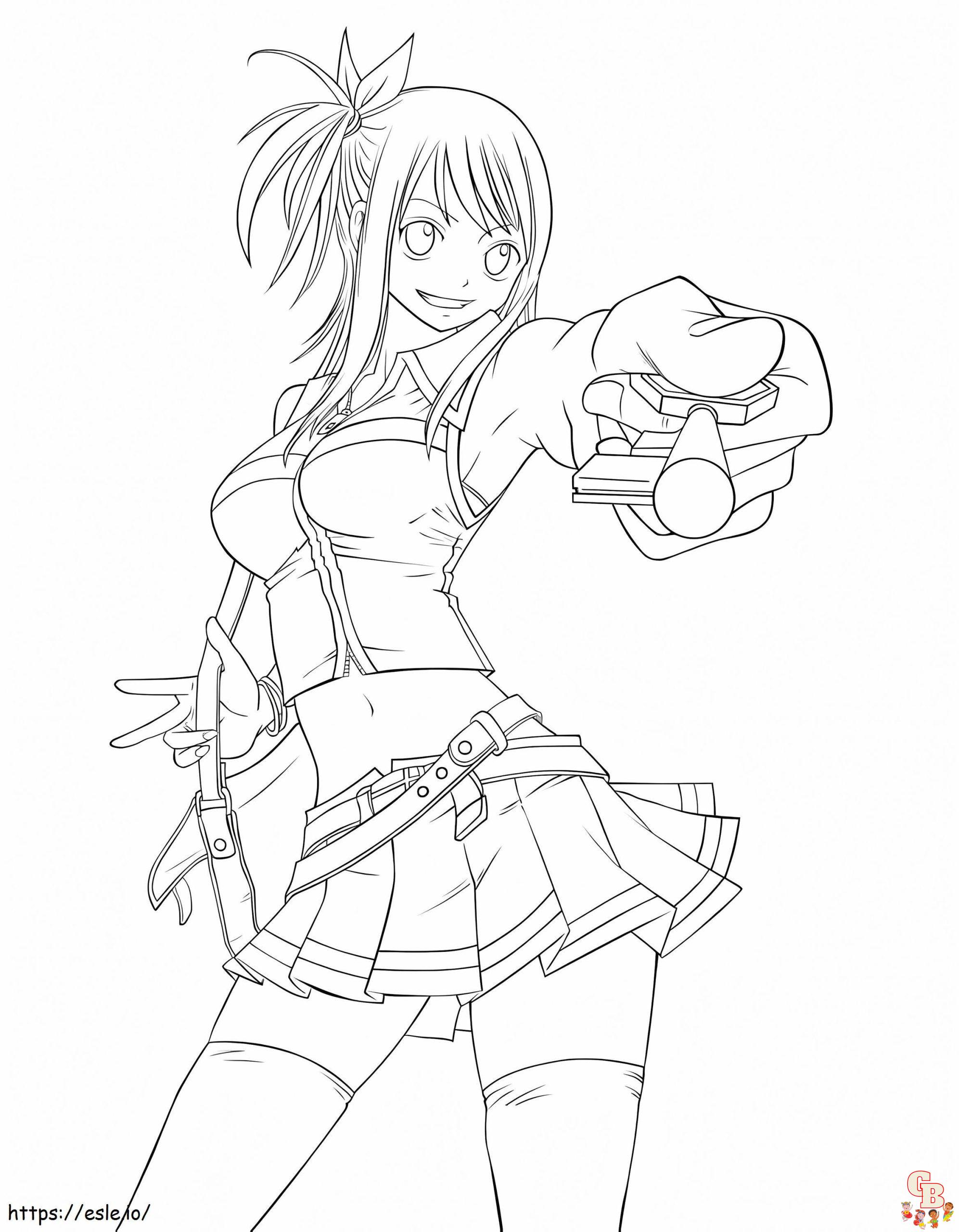 Coloriage Lucie
