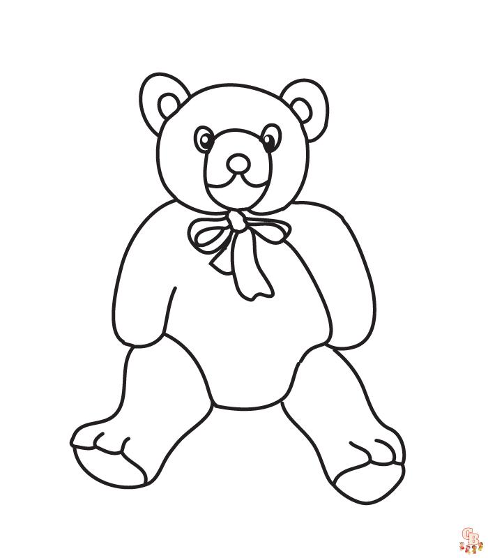 Coloriage Nounours