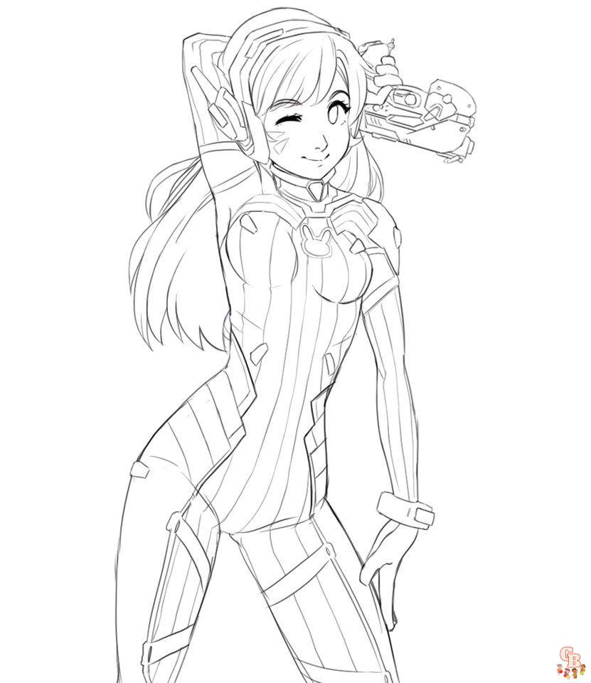 Coloriage Overwatch