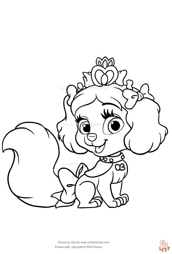 Coloriage Palace Pets
