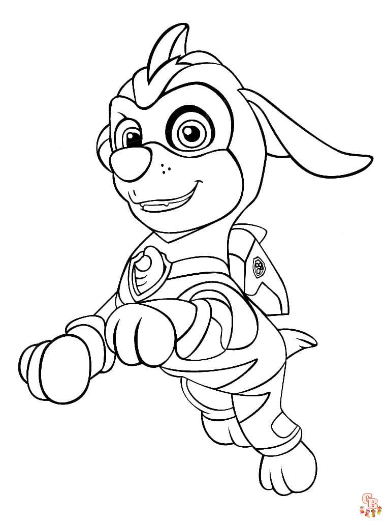 Coloriage Pat Patrouille La Super Patrouille