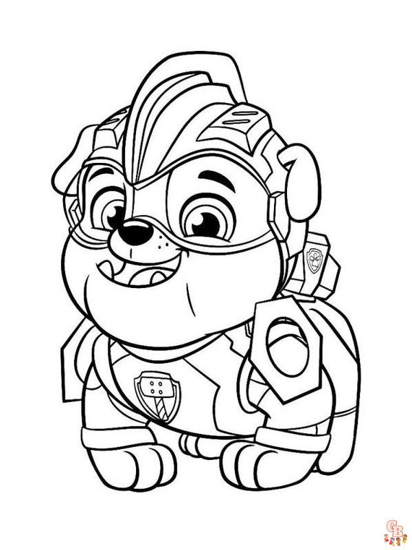 Coloriage Pat Patrouille La Super Patrouille