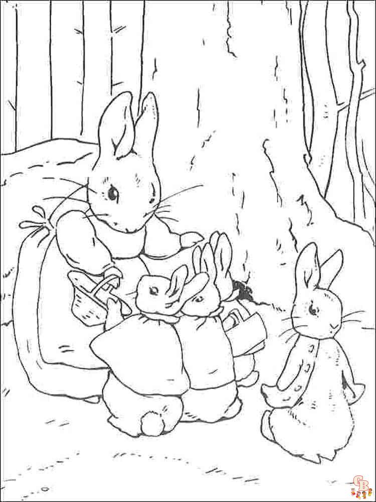 Coloriage Pierre Lapin