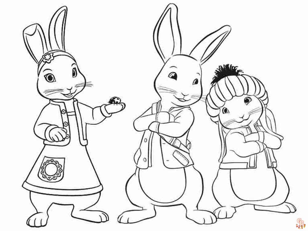 Coloriage Pierre Lapin