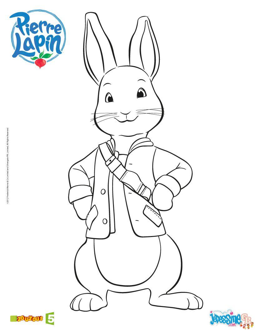 Coloriage Pierre Lapin