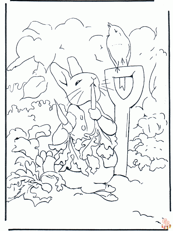 Coloriage Pierre Lapin