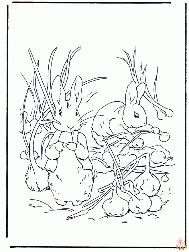 Coloriage Pierre Lapin