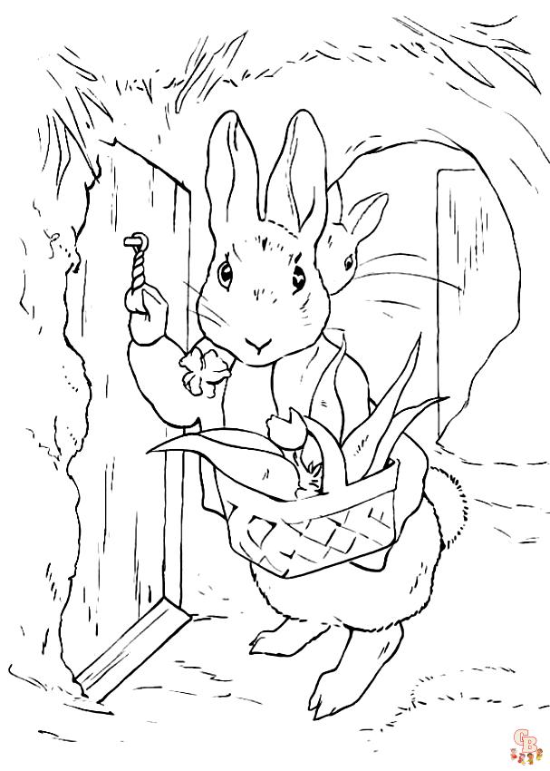 Coloriage Pierre Lapin