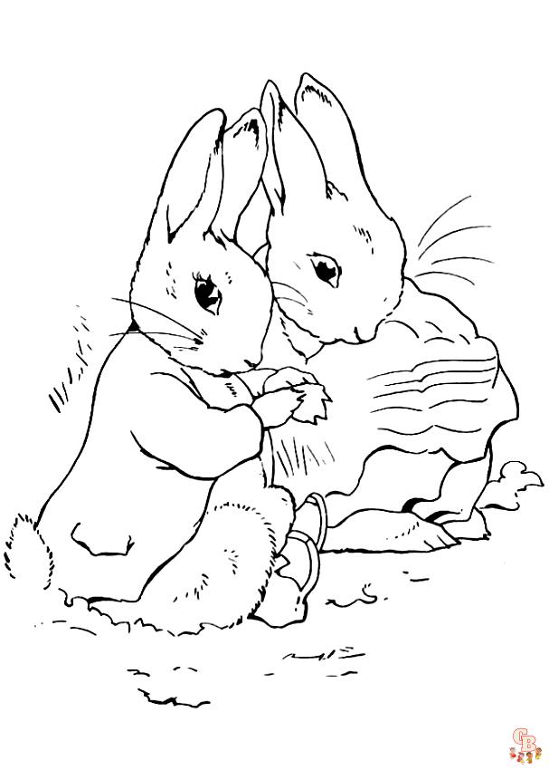 Coloriage Pierre Lapin