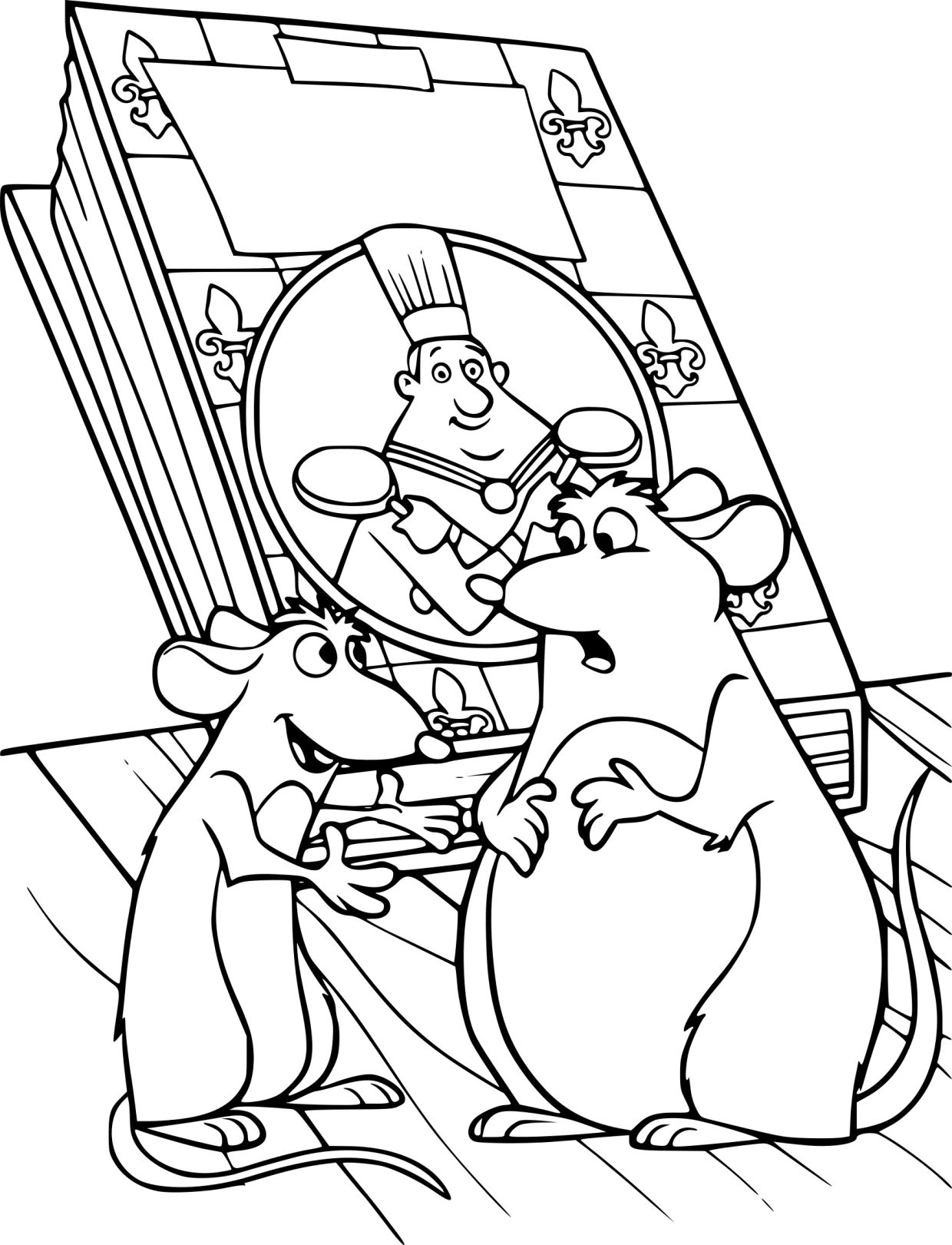 Coloriage Ratatouille