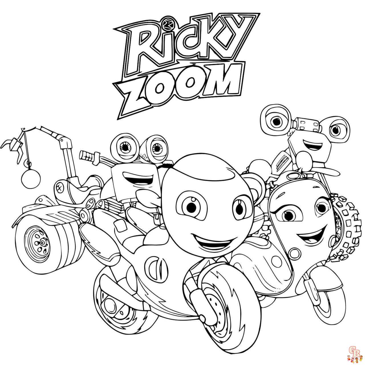 Coloriage Ricky