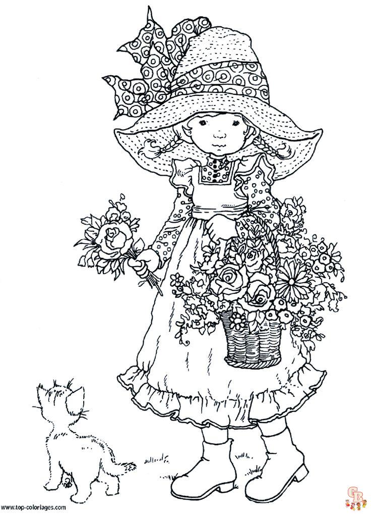 Coloriage Sarah
