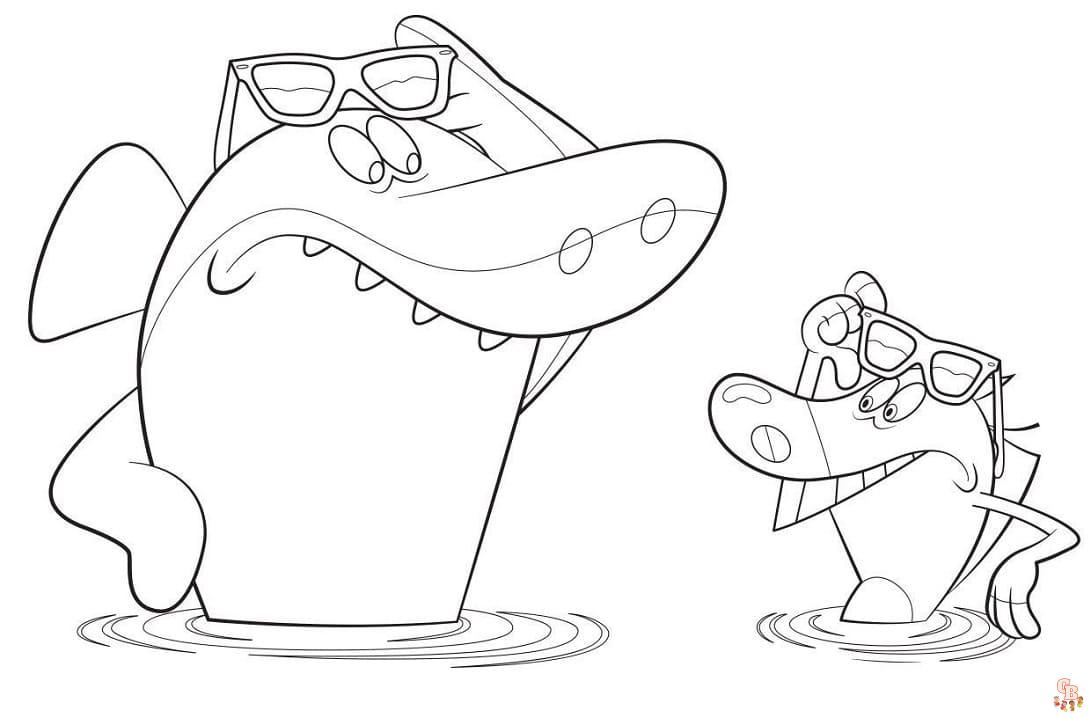 Coloriage Zig
