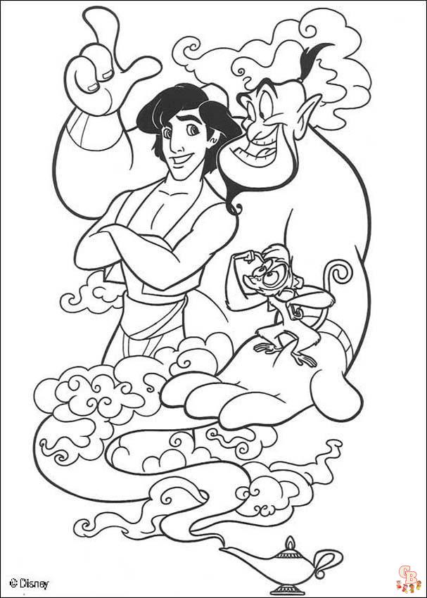 Coloriage Abu dAladdin