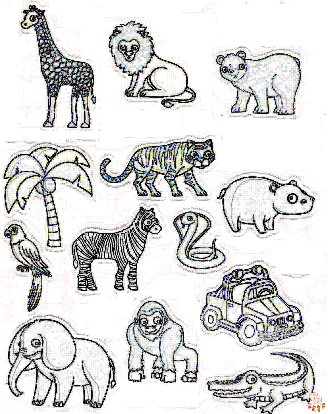 Coloriage Felins
