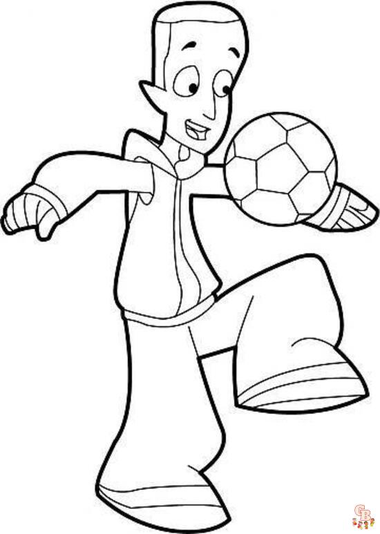 Coloriage Foot Rue
