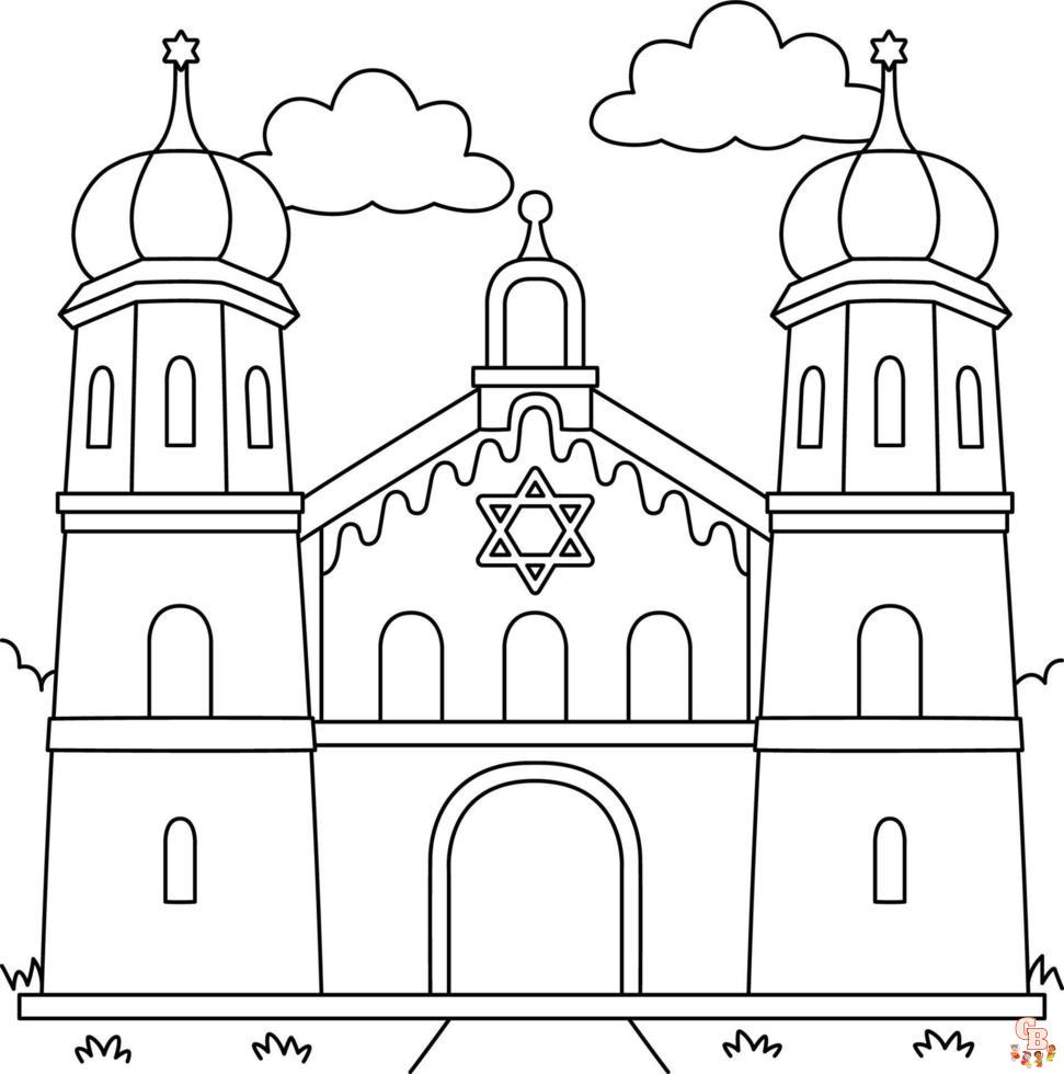 Coloriage Hanukkah