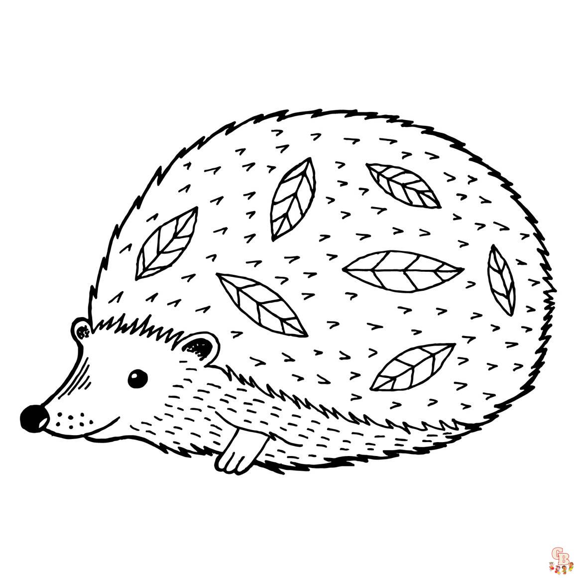 Coloriage Herisson