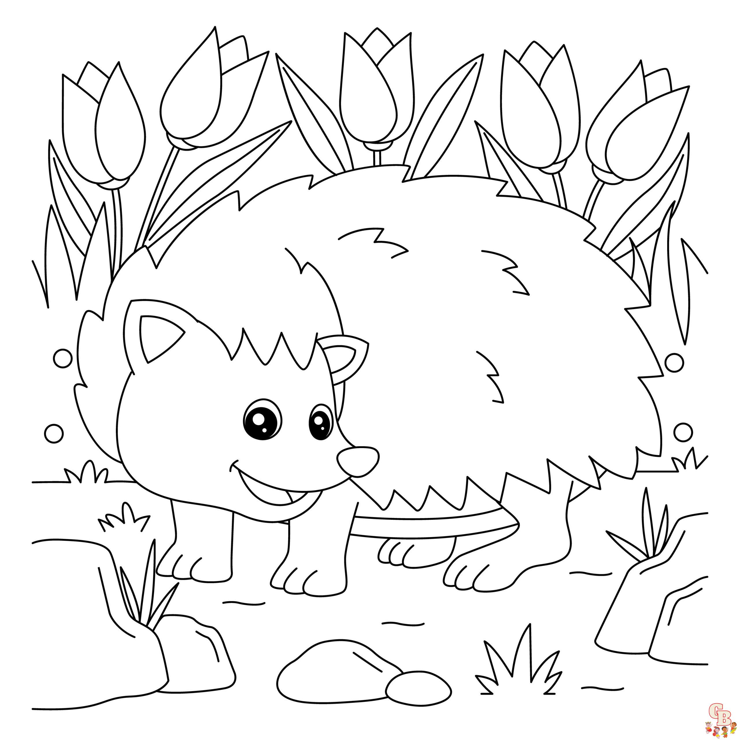 Coloriage Herisson
