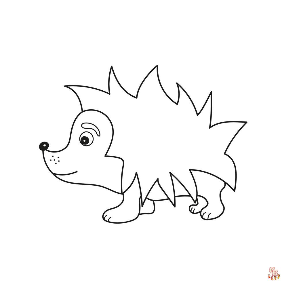 Coloriage Herisson