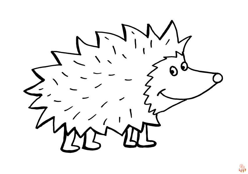 Coloriage Herisson