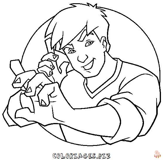 Coloriage Jackie Chan