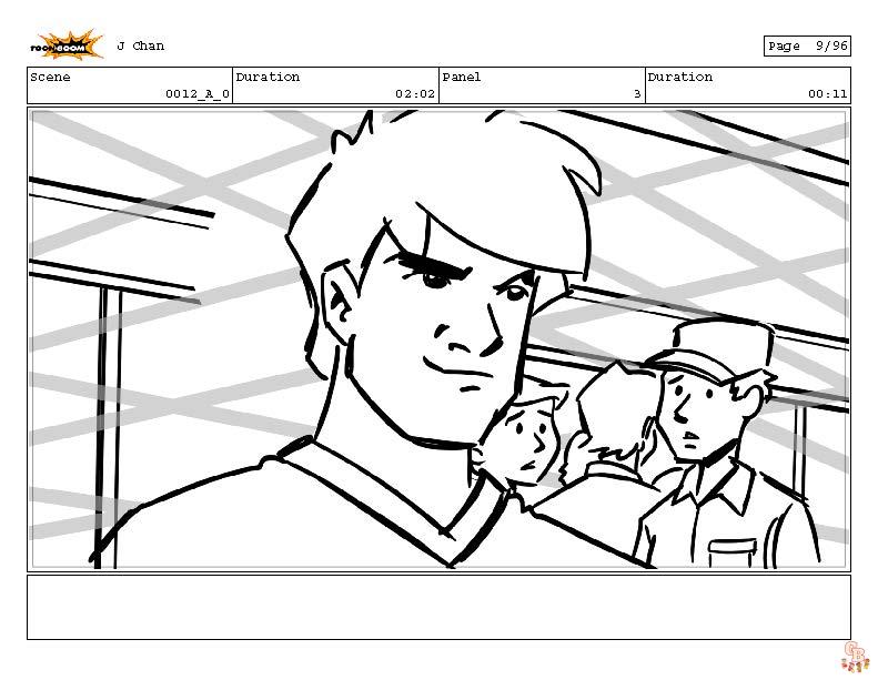 Coloriage Jackie Chan