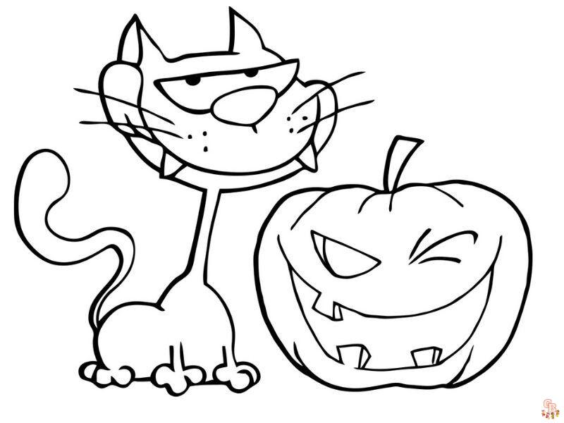 Coloriage Mandala dHalloween pour les maternelles