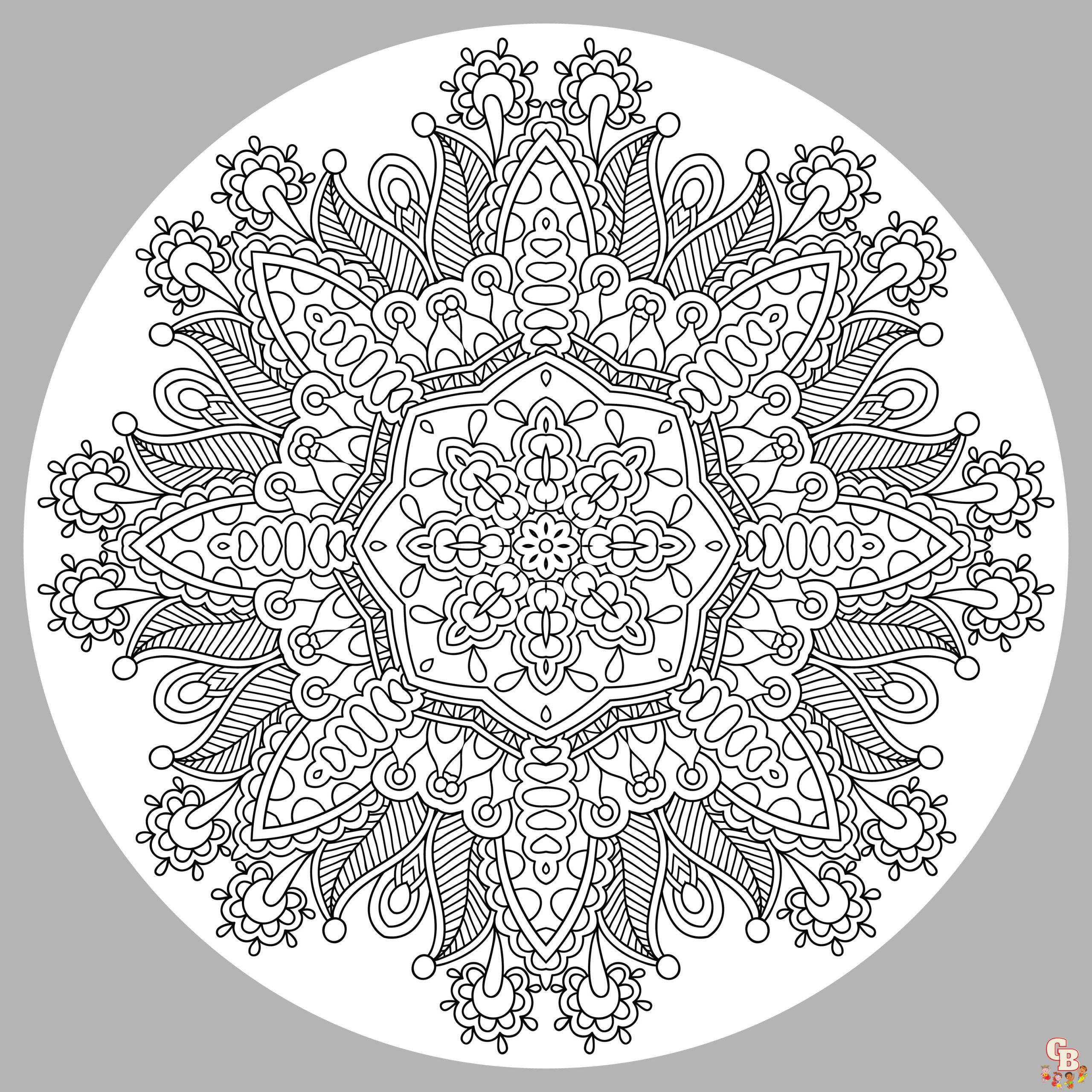 Coloriage Mandalas complexes