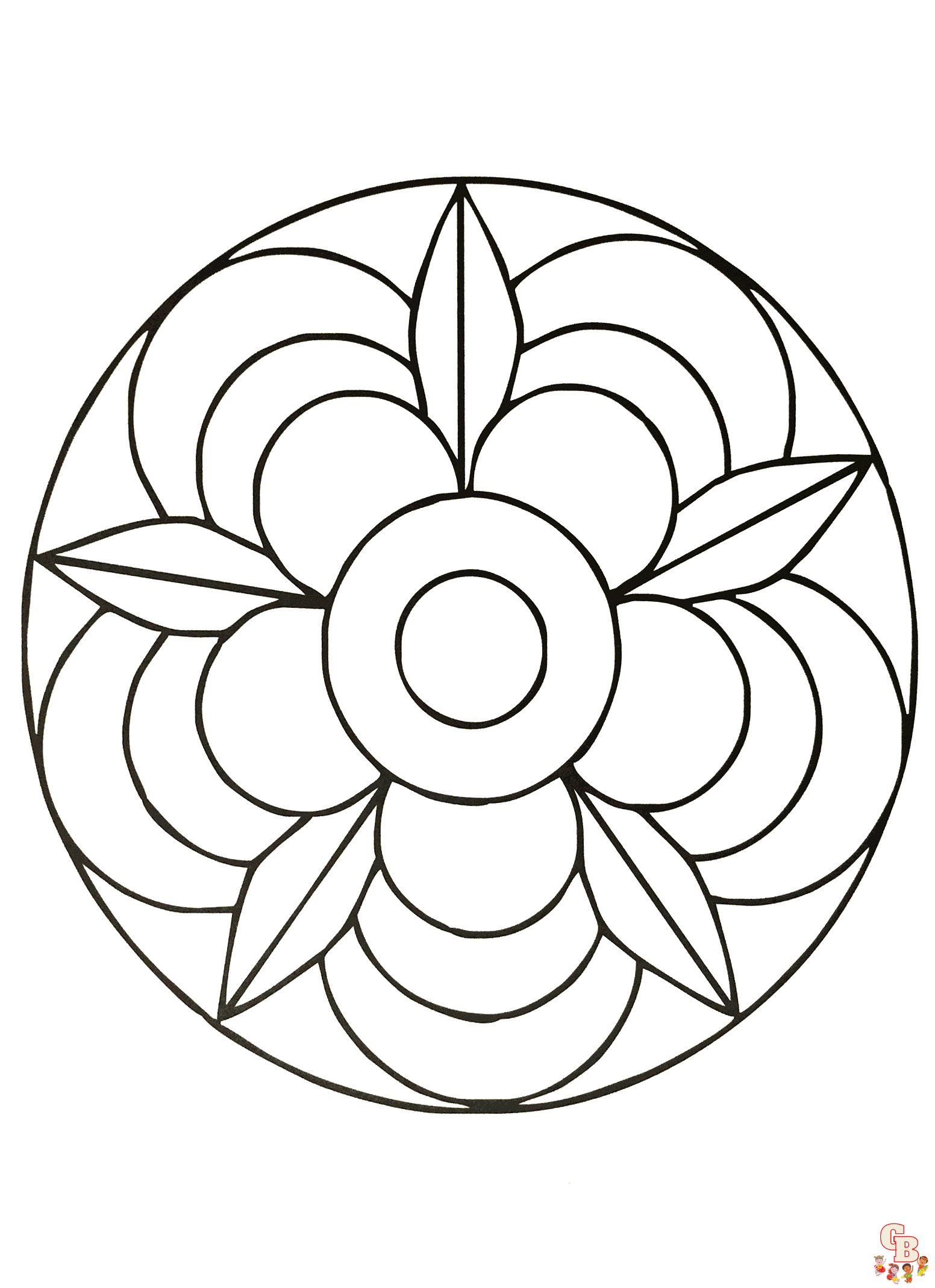 Coloriage Mandalas simples