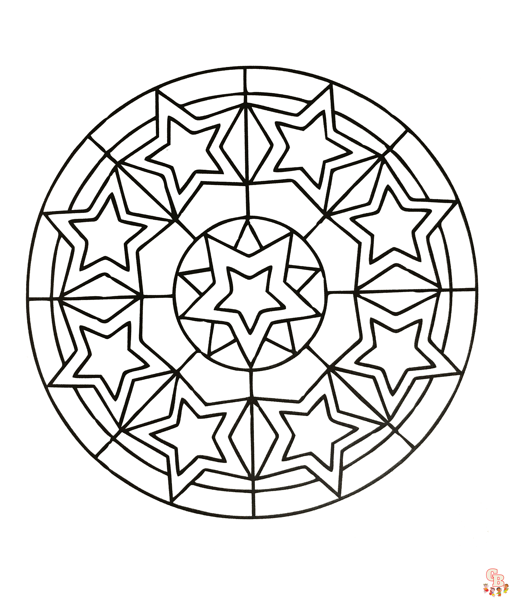 Coloriage Mandalas simples
