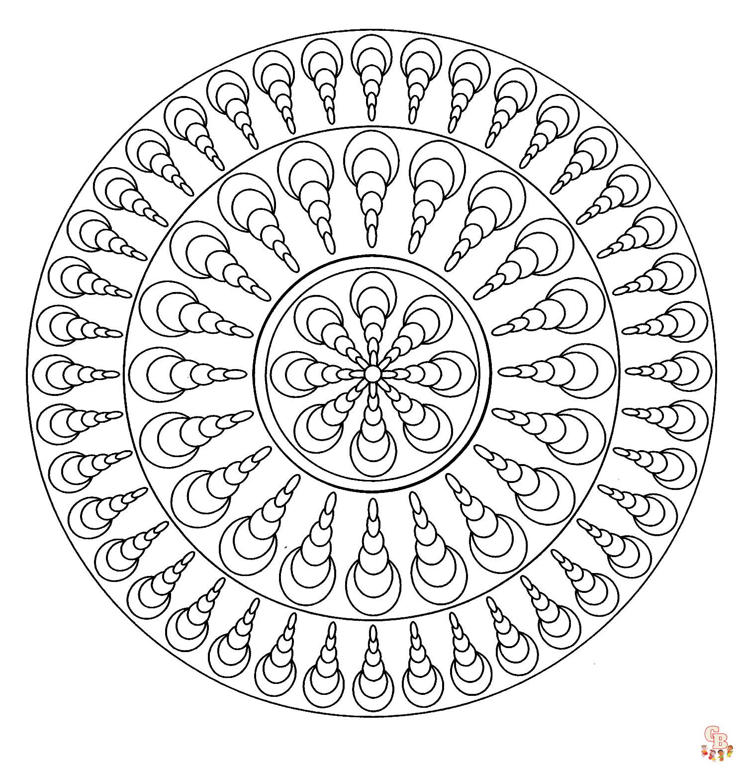 Coloriage Mandalas simples
