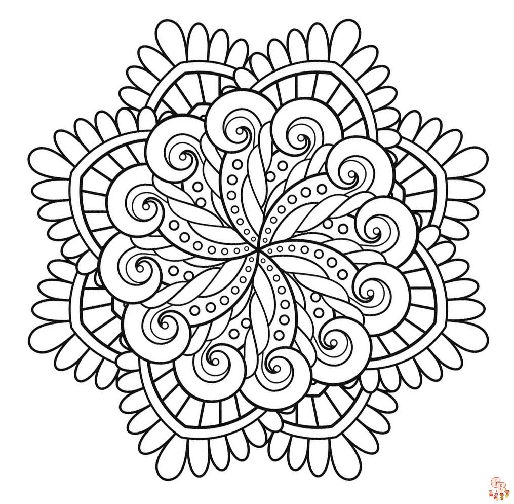 Coloriage Mandalas simples