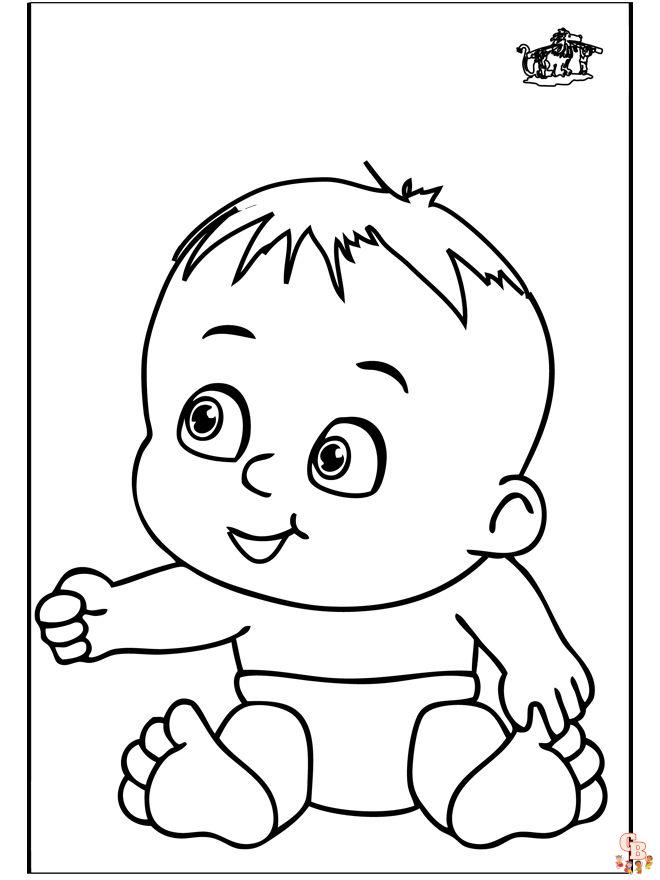 Coloriage Naissance
