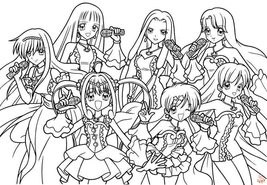 Coloriage Pichi Pichi Pitch