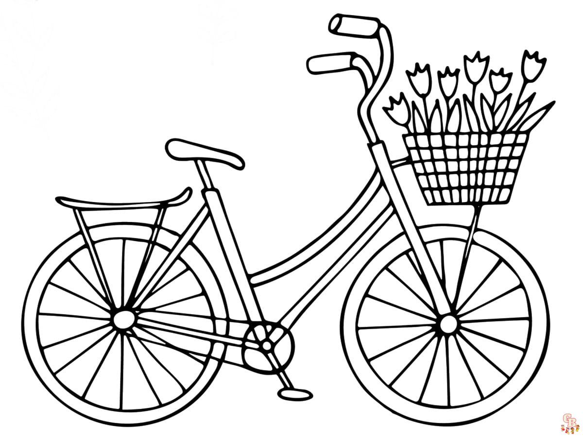 Coloriage de velos