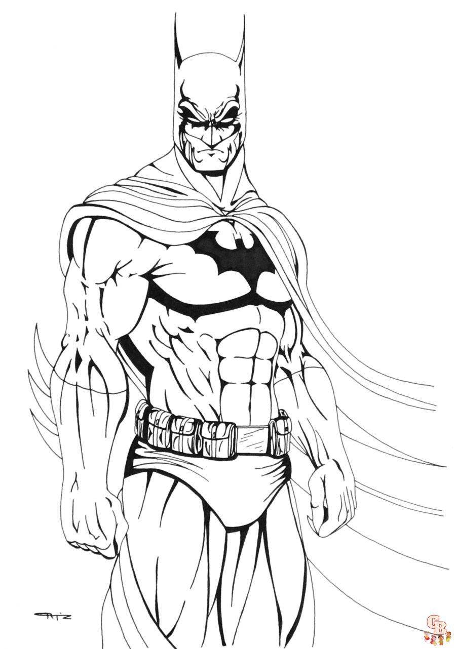 Batman da colorare