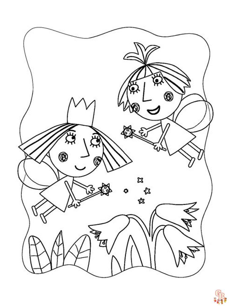 Desenhos para colorir de duendes: Folhas imprimíveis gratuitas para crianças