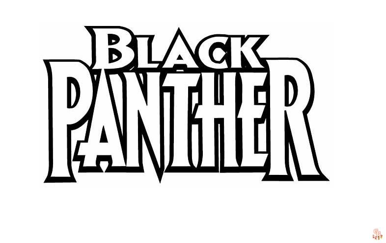 Black Panther da colorare