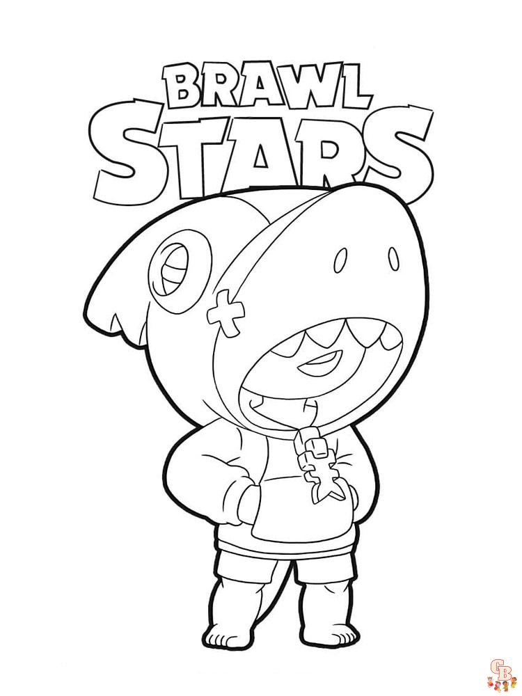 Desenhos de Brawl Stars para colorir