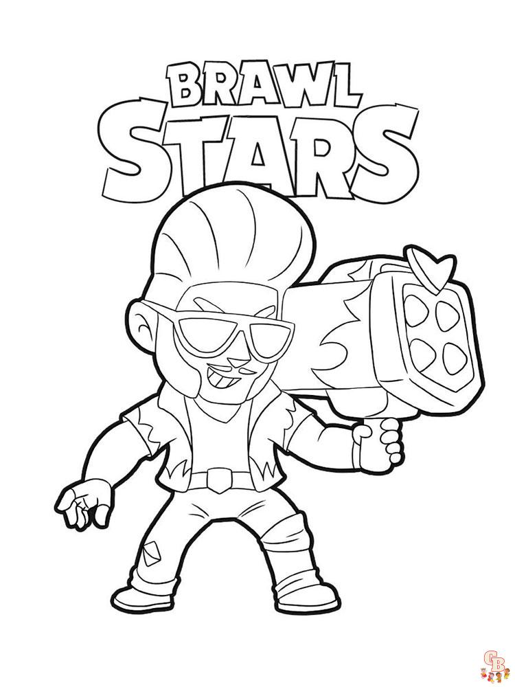 Desenhos de Brawl Stars para colorir